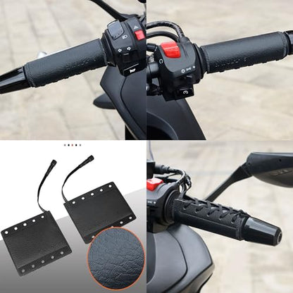 USB Motorcycle Heated Grips Covers, 5V Heating Handlebar Compatible with Harley Davidson, 3 Heat Settings & IP67 Waterproof ATV 4 Wheeler Hand Warmers - color: 5v USB