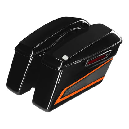 HR3 APEX Hard Saddlebags Compatible with 2022 Street Glide Special FLHXS Road Glide Special FLTRXS Road Glide Limited FLTRK 2022 Ultra Limited FLHTK Fit for 2014-2023 Harley Touring Models - color: APEX