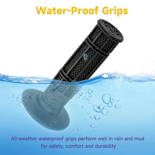 HIAORS 7/8" Dirt Bike Handle Grips Replacement for Surron Light Bee X S Electric Dirt Bike, Throttle Grips for Sur Ron LBX Segway X160 X260 Talaria Sting R MX3 MX4 E-Ride Pro SR S SS 2.0 E-Bike Parts