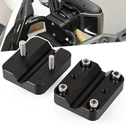 Tenere 700 Navigator Holder 12mm/16mm GPS Mobile Phone Mount AMPS Bracket for R1200GS LC ADV R1250GS S1000XR CRF1000L F800GS (Black)