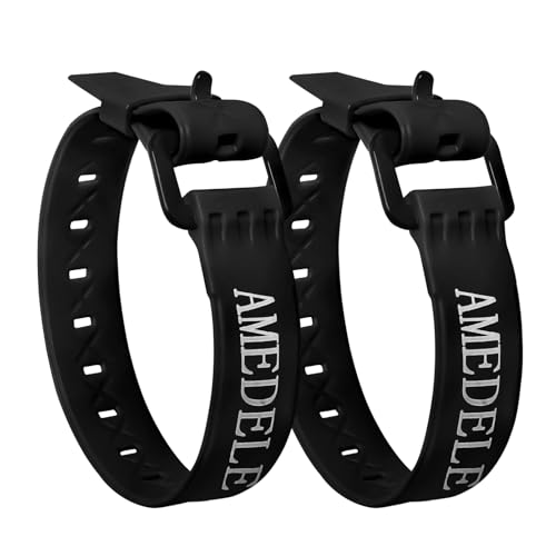 2 Pack Lashing Straps with Buckles,Adjustable Utility Tension Straps,Simple Tie-Downs Straps for Securing Bike Moto Luggage,Garden Hoses,Skis,Wires and Cables,Black,22" - color: Black, size: 22" Length / 2 Pack