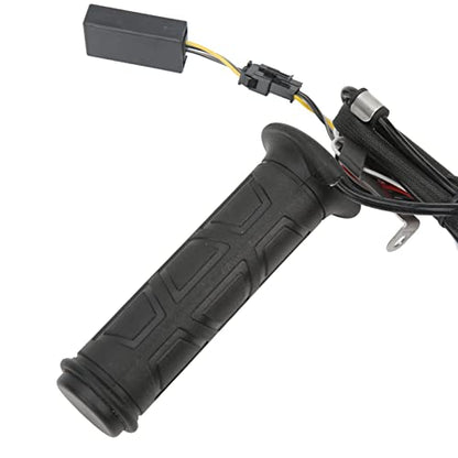 Diydeg Heated Grips for Motorcycle & ATV, 12V Universal 7/8in 22mm, 4 Gear Temperature Control, Electric Hot Heated Warm Hand Grips
