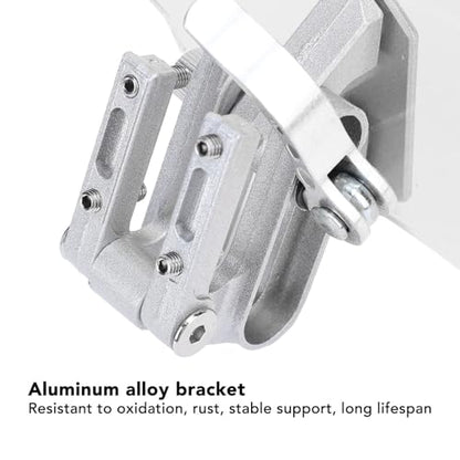 Motorcycle Acrylic Adjustable ClipOn Wind Deflector for Enhanced Comfort (Transparent) - size: Transparent