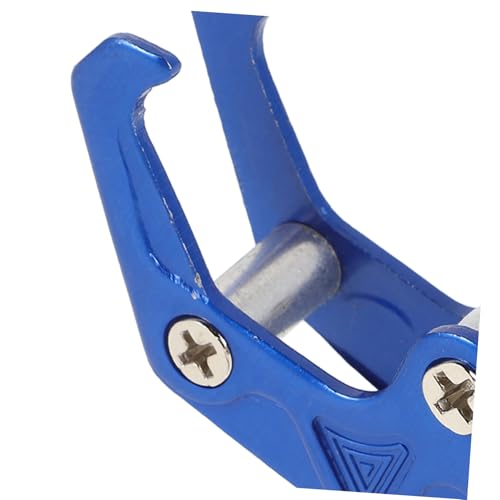 PRETYZOOM Helmet Handlebar Hook Motorcycle Scooter Hanger Aluminum Alloy Holder for Cycling Helmets - color: Blue