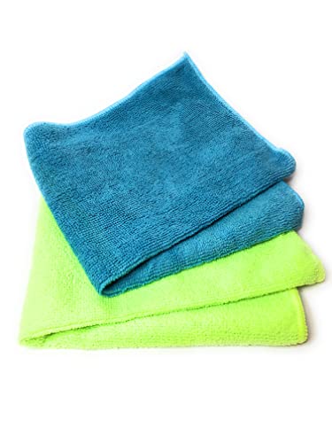 Driver's Choice Microfiber Cleaning Towels, 2 piece, 14in x 16in (35.5 cm x 40.5 cm)