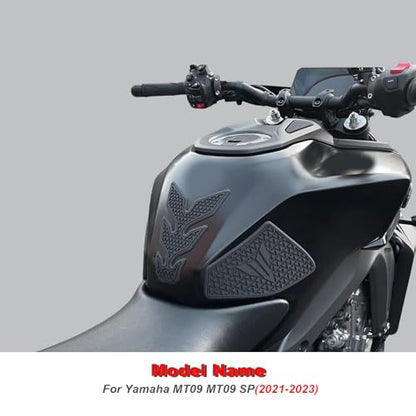 for Yamaha MT-09 MT09 from 2021-2022 2023 Tank Pad Tank Protector Gas Tank Side Protectors Motorcycle Sticker Decal Knee Grip Traction Pads