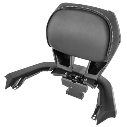 Motorcycle Detachable Low Backrest Quick Release Sissy Bar Compatible with XMAX300 X-MAX XMAX 125 300 2023 2024 Rear Passenger Seat Back Rest Pad