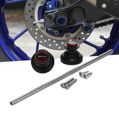 MT07 Rear Axle Fit For MT-07 2014-2024 2025 MT-07 MOTO CAGE FZ-07 2015-2017 | Rear Frame Stand SWINGARM SPOOLS 2024 MT07 Accessories 2025 MT07 Accessories RD - color: red, size: MT-07
