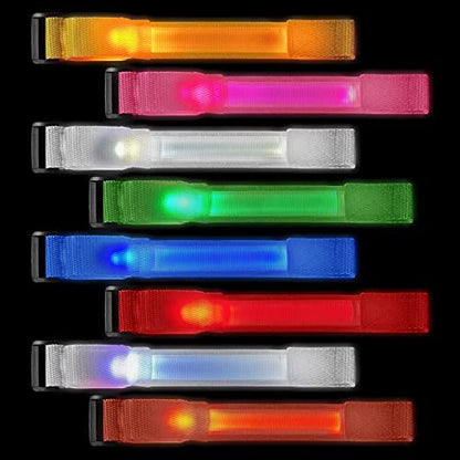 M.best 16pcs LED Light Up Bracelets Glow Flashing Wristbands Glow in The Dark Party Supplies for Wedding, Raves, Concert, Camping,Sporting Events, Party - color: 16pcs Multicolor