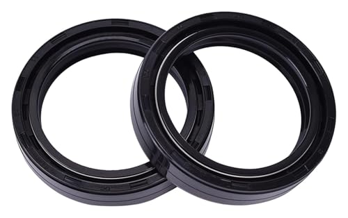 33x45x11 Motorcycle Absorber Front Fork Damper Oil Seal 33 45 Powder Seal Cover Shock Absorber(2pcs Oil Seal) - size: 2pcs oil seal