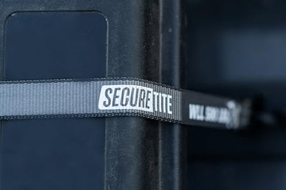 Secure Tite 4-Pack Ratchet Straps, 1' x 12', Vinyl Coated S-Hooks, 500 lbs WLL, 1500 lbs BS