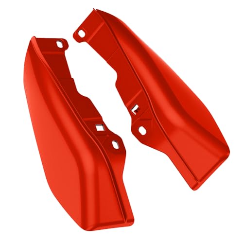 Mid Frame Air Deflectors Heat Shield Fit for Harley Touring 2009-2026 Rally Red - color: Rally Red