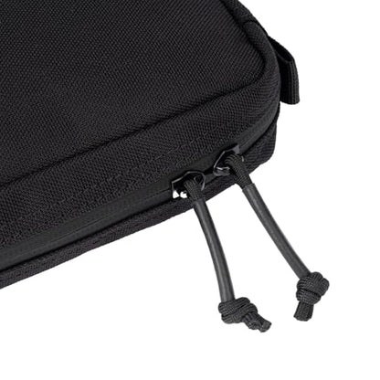 Tactical Belt Pouch EDC Waist Bag MOLLE Admin Pocket Modular Medical Kit Organizer Phone Holster Vest Pack Nylon Utility Zipper Wallet Small Gear Tool Carrier for Men Women Camping Hiking - color: Black