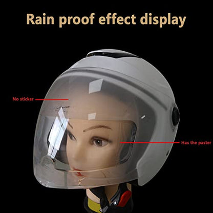 Motorcycle Helmet Anti - Fog Helmet Film Universal Motorcycle Protective Transparent for Rain Patch Ultra Clear Mist Visor Goggles Stickers