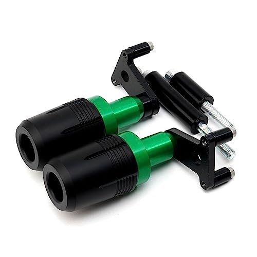 CNC Motorcycle Frame Sliders Crash Pad Falling Protection Compatible with Ninja 500 2025 Z500 SE Ninja 400 Ninja400 Z400 Z 400 2018-2023 2024 - color: CNC Green