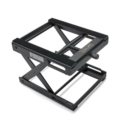 Let's Roll Standard Motorcycle Lift Jack - 1200 LB Heavy Duty Scissor Jack Stands, Scissor Lift Jacks, Motorcycle Accessories, Stable Garage Lifts with Mobility for Maintenance - Made in The USA