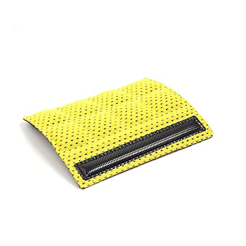 6PCS Chin Pads Foam Pad Set Strap Padding Replacements Universal Cushion Mats for Cycling Bike Bicycle Motorcycle Road Racing Riding Helmet - color: Yellow 6PCS
