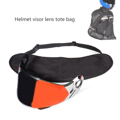 CompactMotorcycle Visors Carrying Bag Motorcycle Helmets Visors Pouches Scratch for Safe Lens Storage Active Sun Pouches