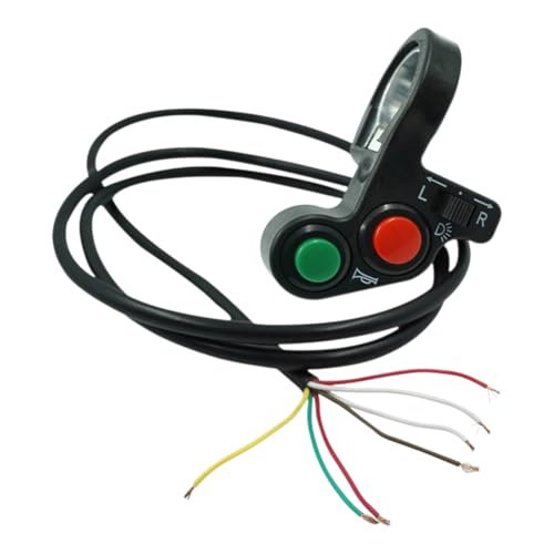 7/8" Motorcycle Switch Turn Signal Light Horn ON-Off Button Blinker Switch 22MM
