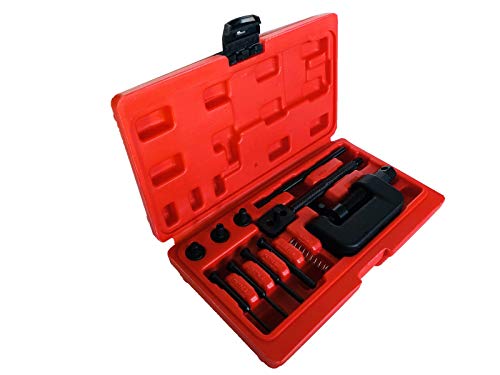 Chainsaw Chain, Bike Chains, Etc. Breaker and Link Setting Tool Kit (13 Piece Set)