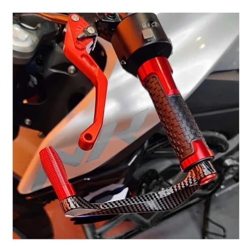 Clutch Lever Guards for GSX-R GSXR 1000 GSXR1000 2001-2024 Motorcycle Aluminum Handlebar Brake Clutch Lever Hand Guard Protector Handguard - color: Red NO LOGO