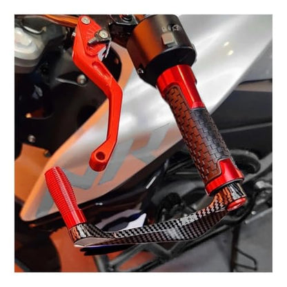 Clutch Lever Guards for GSX-R GSXR 1000 GSXR1000 2001-2024 Motorcycle Aluminum Handlebar Brake Clutch Lever Hand Guard Protector Handguard - color: Blue NO LOGO