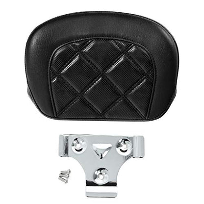 Detachable Sissy Bar Backrest Pad Fits For Harley 1997-2023 Touring Road King Tri Glide Street Glide Road Glide Electra Glide 2018-2023 Softail Slim FLSL Low Rider FXLR - color: Style F# 5