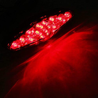 CICMOD Motorcycle Led Brake Running Tail Light 12V Universal for Quad ATV Dirt Bike Custom Chopper