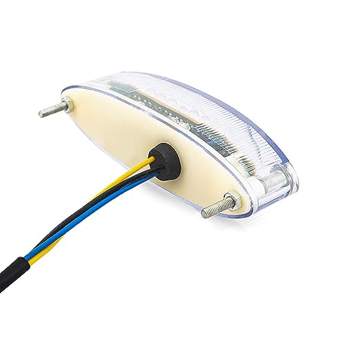 Motorcycle Taillight Universal Brake Stop Light ATV Tail Light - color: White
