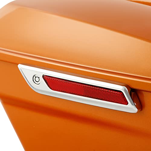 HR3 14SG Amber Whiskey Hard Saddlebags Compatible with 2014 Street Glide FLHX (Replace for OEM) Fit for 2014-2023 Harley Touring Models - color: Amber Whiskey 2014SG