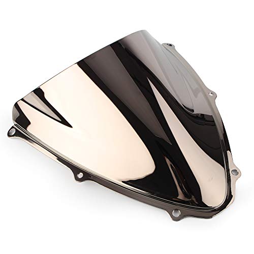Motorcycle Windshield Fits uzuki GSXR 600/750 2006-2007 K6, Silver - color: Silver