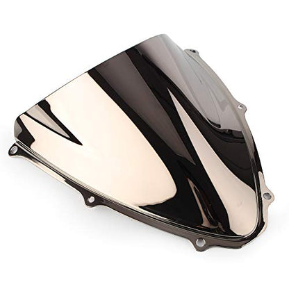 Motorcycle Windshield Fits uzuki GSXR 600/750 2006-2007 K6, Silver - color: Silver