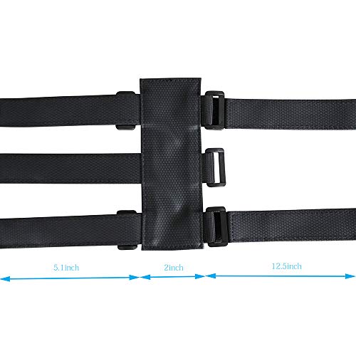 Hermitshell Portable Mount for Golf Cart Accessories Railing Bike - Adjustable Strap