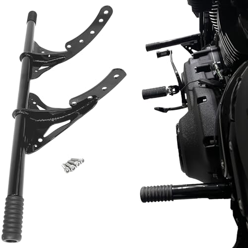 Highway Footpegs Engine Guard Crash Bar Support Portection Fit for Harley Softail Street Bob FXBB, Low Rider FXLR, Heritage Classic 2018 2019 2020 2021 2022 2023 2024 2025 - color: Driver