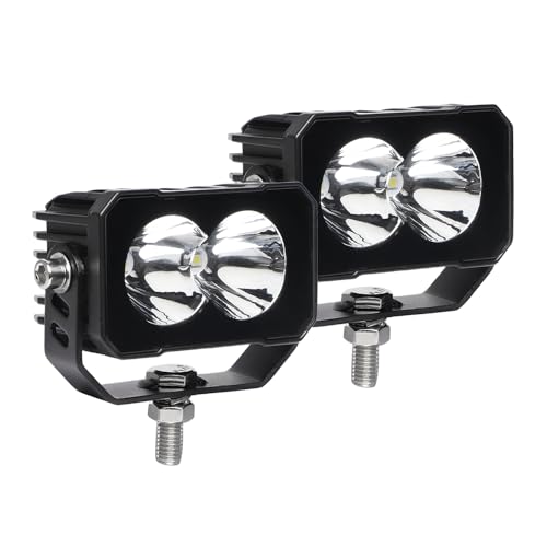 3 Inch Small light Pods 40W Auxiliary Light for Motorcycle Bike Little Car Fog Lights Backup Lights for Truck Trailer, 12/24V, Spot Beam - size: Spot Beam