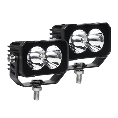 3 Inch Small light Pods 40W Auxiliary Light for Motorcycle Bike Little Car Fog Lights Backup Lights for Truck Trailer, 12/24V, Spot Beam - size: Spot Beam
