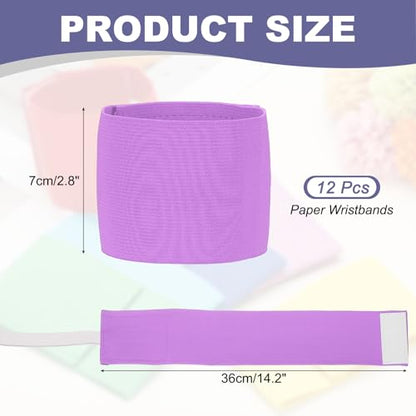 Soccer Captain Armband Elastic Wrist Arm Bands Adjustable Player Team Leader Anti-Slip Badge Sports Accessories - color: Light Purple