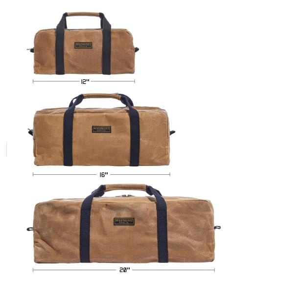 Readywares 12" Utility Bag | Small Heavy Duty Canvas Tool Bag for Men, Durable Waxed Canvas Utility Bag and Tool Pouch, Built Tough for Tradesmen, Mechanics, and Everyday Work