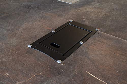 Camco Recessed Motorcycle Wheel Chock - Accommodates Most tire Sizes - Constructed of Powder-Coated Steel (66101)