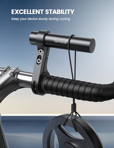 Lamicall Bike Handlebar Extender - [4" Long] Aluminum Alloy Handlebar Extension for Bicycle and Motorcycle, with Single Mounting Clamp Bracket, Fit Handlebars with Diameter of 0.875" to 1.34" - size: 4" Long