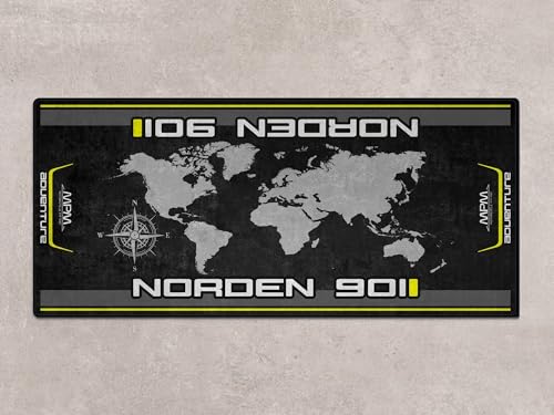 Parking Mat for Norden 901 Motorcycle Model, Display and Pit Mat, Washable Non-Slip Garage and Showroom Floor Carpet (Size 2: 102 x 47/260 x 120 cm) - size: 3'11" x 8'6" (Oblong)