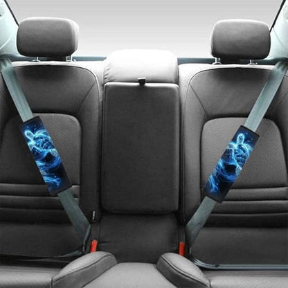 GIFTPUZZ Turtle Print 2 PCS Auto Seat Belt Cover Soft Seatbelt Shoulder Pad Cushions Universal Fit Comfortable Safety Seatbelt Strap for Driving - color: Turtle Print