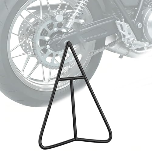 Nilight Dirt Bike Triangle Stand T-shaped Central Support Motorcycle Rear Wheel Paddock Stand for 80-500cc Supermoto Motocross Enduro Pit Bike - color: T-shaped Dirt Bike Triangle Stand