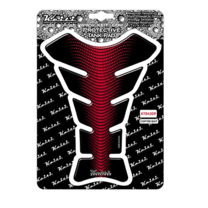 Keiti Universal Motorcycle Tank Pad Wave KT8430 (Red) - color: Red