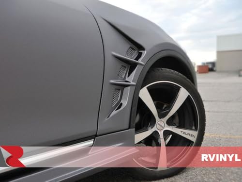 3M 2080 Series CFS201 Anthracite Carbon Fiber Dual Cast 3D Weave Embossed Vinyl Car Wrapping Film - 1ft x 1ft - 1sq ft - Vehicle Sheet Roll - color: Carbon Fiber Anthracite - 2080 CFS201, size: 1ft x 1ft