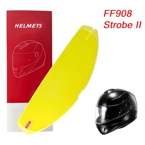 STROBE II Helmet Visor Anti-Fog Film for FF908, Motorcycle Helmet Shield Anti-Fog Insert, Helmet Lens Fog-Resistant Sticker for Clear Vision
