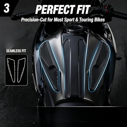 Motorcycle Fuel Tank Pad for K1600B K1600GT K1600GTL Anti-Slip Gas Tank Protector Knee Grip Traction Pad