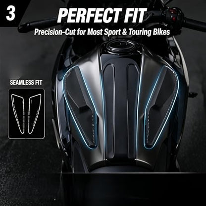 Motorcycle Fuel Tank Pad for K1600B K1600GT K1600GTL Anti-Slip Gas Tank Protector Knee Grip Traction Pad
