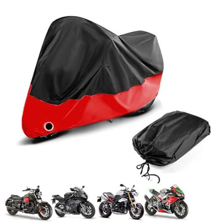 Motorcycle Cover for Honda Metropolitan 2004-2025 Durable Waterproof Motorbike Outdoor Protection All Season Moped Cover Breathable Outdoor Accessories,BlackRed