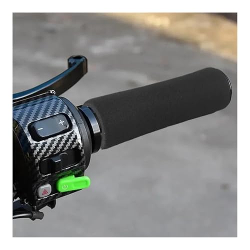 Motorcycle Grip Covers 1/4/8PCS Slip-on Foam Anti-Slip Moto Le Levers Comfort Grips Motorcycle Lebar Cover Anti Vibration Grip Sleeve - color: 8pcs